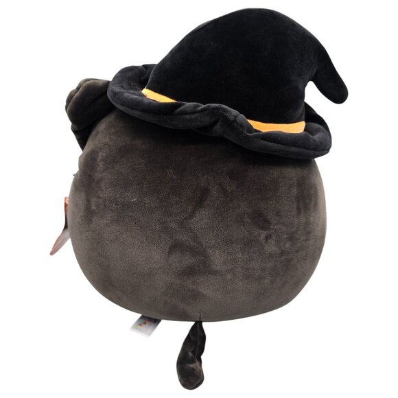 Squishmallows Rambly Black Cat Peace Sign Witch Hat Plush 14" Halloween Stuffed - Picture 3 of 14